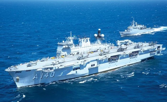 Maior navio de guerra da América Latina será enviado ao RS