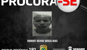 Foragido / Foto: Foto: SSP/SE