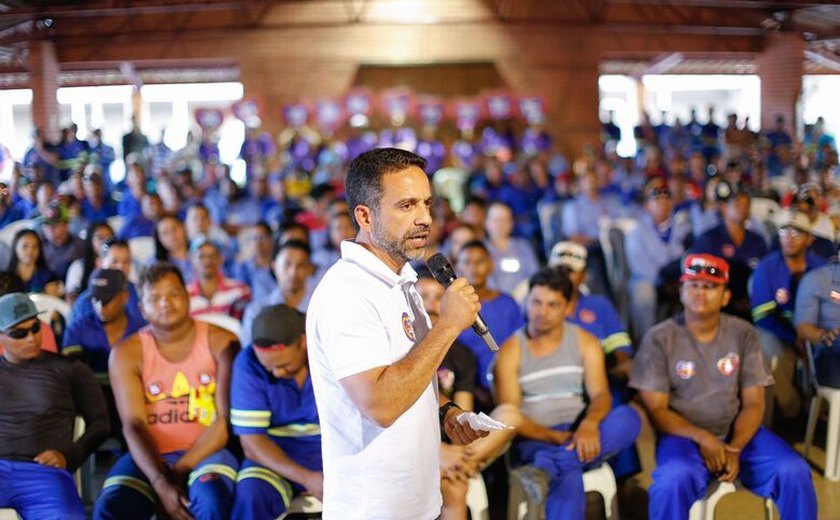 Na Usina Coruripe, Paulo diz garante fortalecer o setor sucroalcooleiro