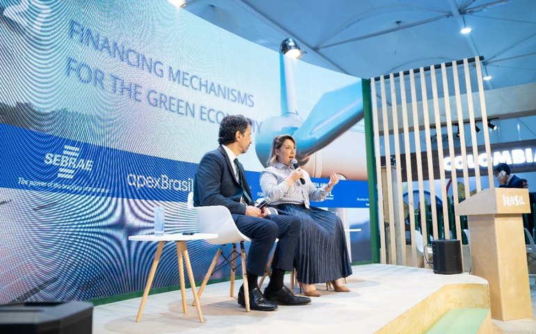 Presidentes do Banco do Brasil, CAIXA e BNDES participam de painéis sobre mercado de carbono no estande do Brasil na COP 27