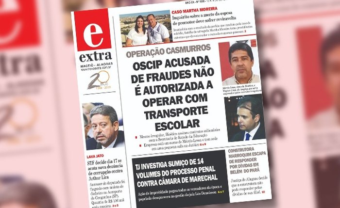 Jornal EXTRA de Alagoas já está nas bancas