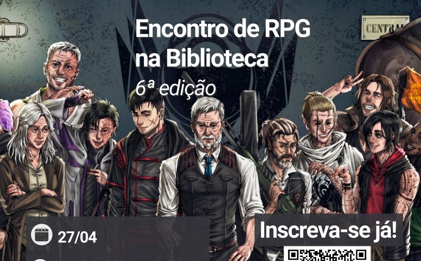 Biblioteca Cyro Martins promove 6º Encontro de RPG com jogos e doações