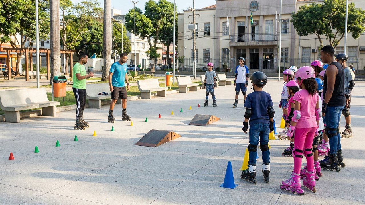 Nova Iguaçu oferece aulas gratuitas de patinação; veja como se inscrever
