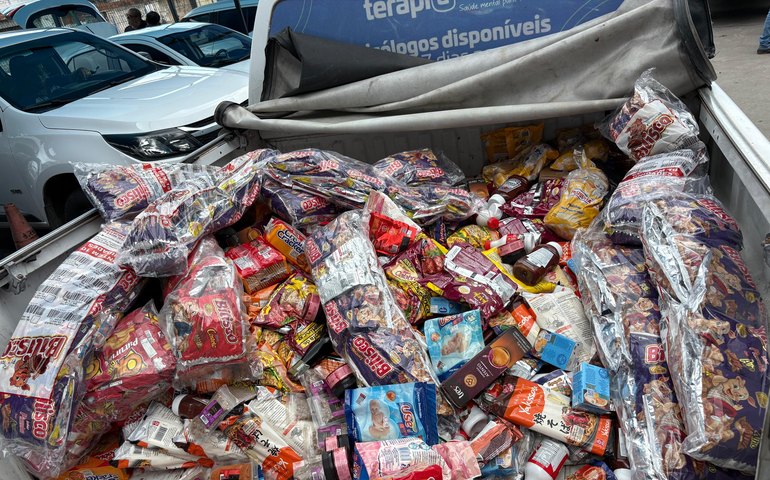 Vigilância Sanitária recolheu mais de 200 quilos de produtos impróprios para consumo em feira livre na Levada