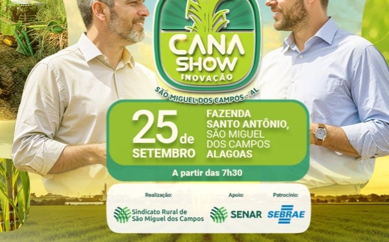 Alagoas volta a sediar maior evento de inovação em cultivo de cana-de-açúcar