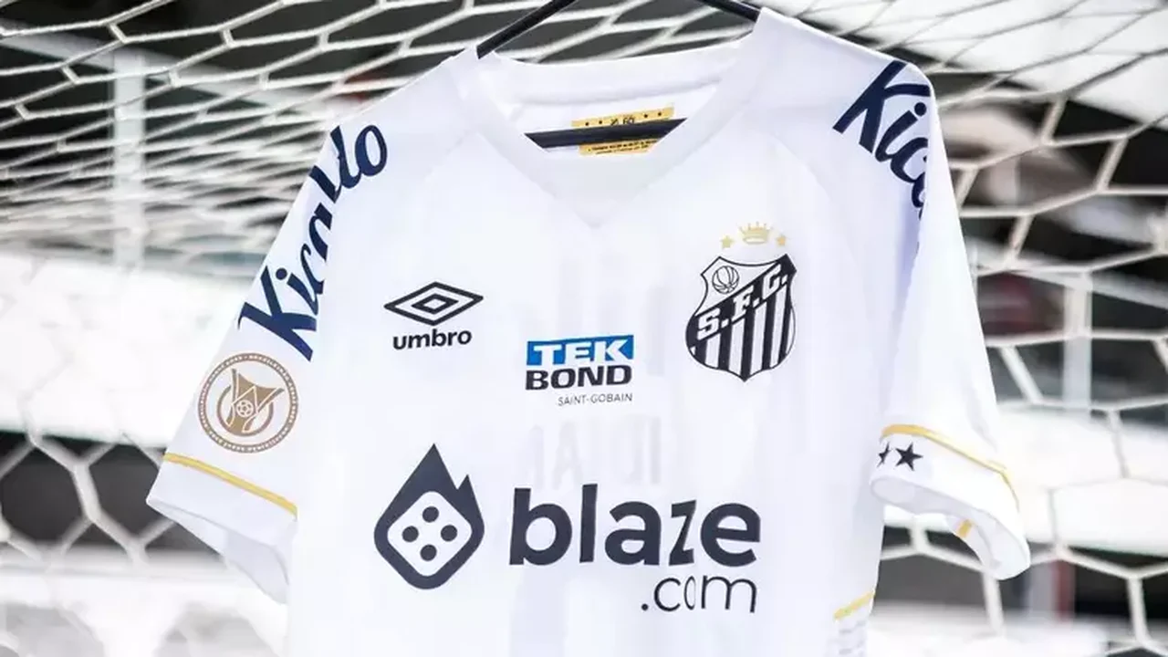 Santos anuncia a renovação de patrocínio na camisa até dezembro de 2024