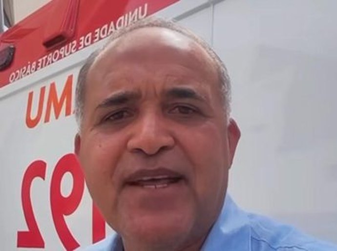 Tapera conquista ambulância do Samu durante evento em Salvador com presença do ministro da Saúde