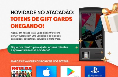 BHN Brasil fecha parceria com Atacadão  para venda de gift cards