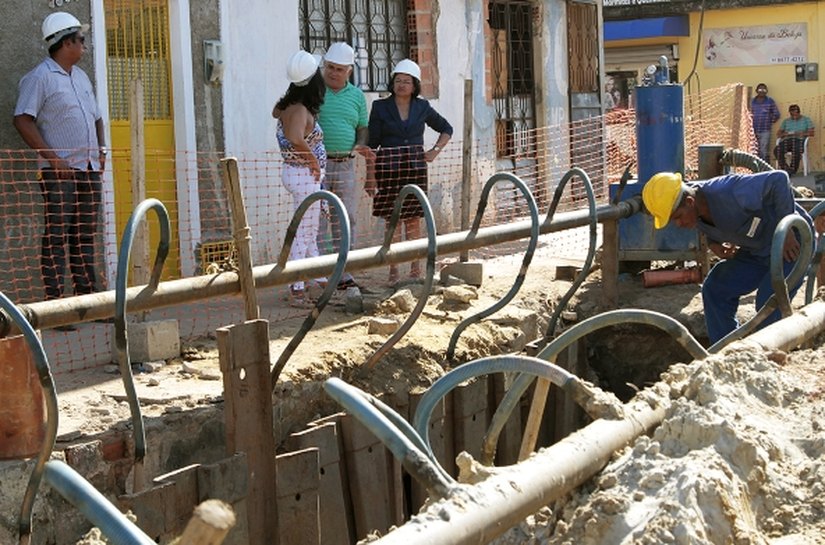 ' Primeira grande obra do Programa de Esgotamento Sanitário', diz secretária