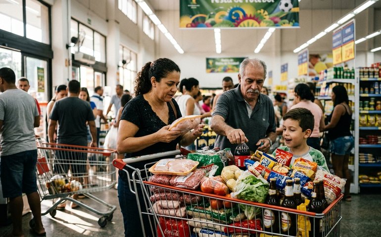 Consumo doméstico deve liderar gastos na Copa de 2026, aponta pesquisa da Asserj
