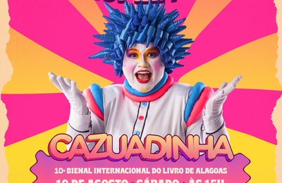 Bienal do Livro de Alagoas recebe show gratuito da Banda Cazuadinha