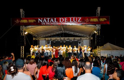 Prefeitura de Palmeira inicia festejos do Natal de Luz: Deus é Amor