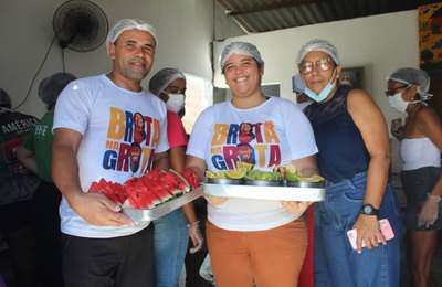 Brota na Grota: Educação leva serviços de educação alimentar e culinária para a comunidade Vila Emater