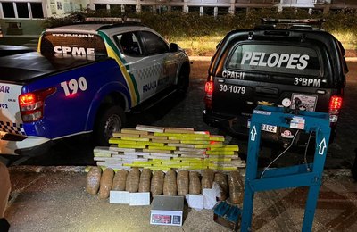 Polícia Militar apreende mais de 90 kg de drogas em Arapiraca