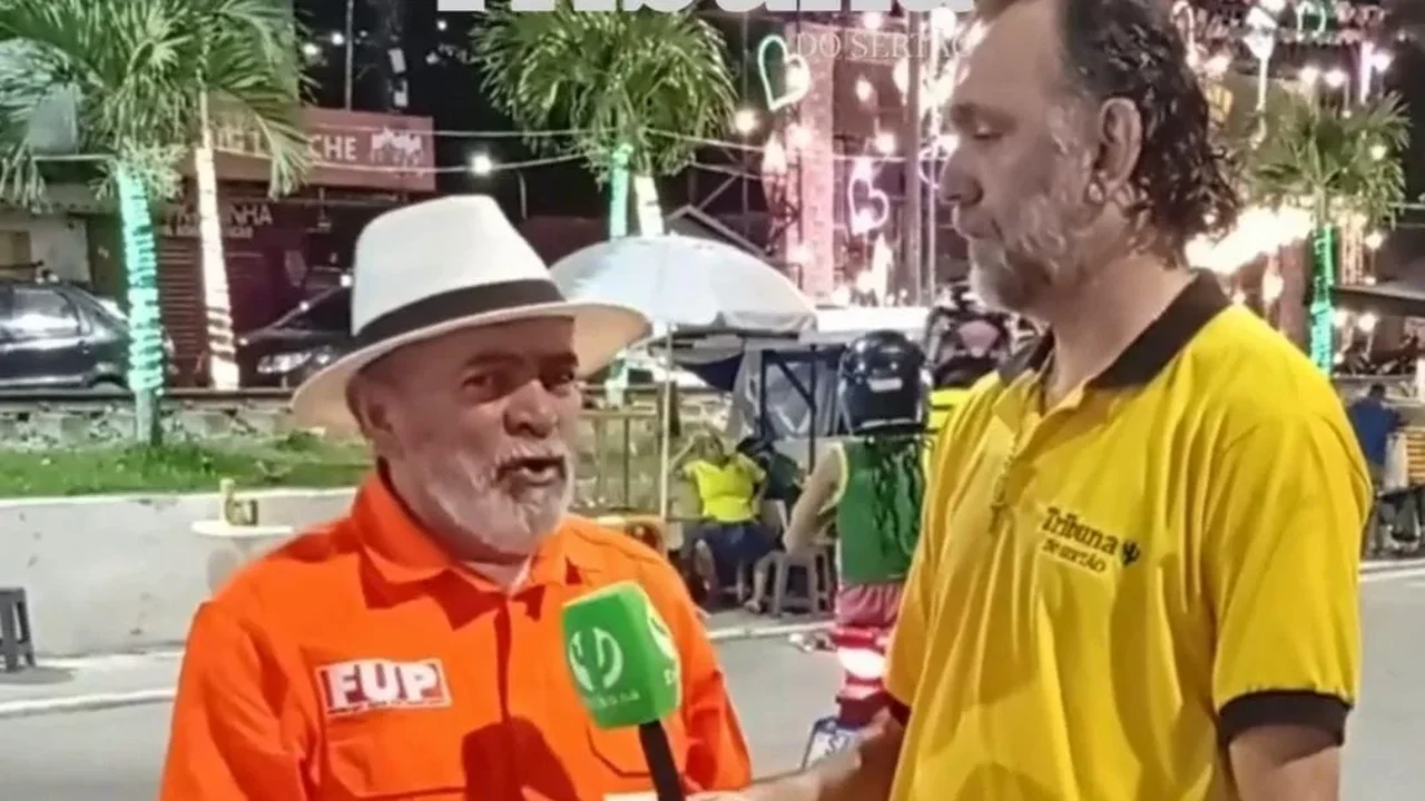 Sósia de Lula em Arapiraca entra na política e avisa sobre Trump: “Se vier para cá, vai levar é fumo”