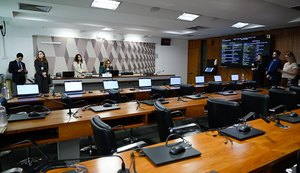 A reunião de instalação da comissão, no último dia 17 / Foto: Carolina Curi/Agência Senado