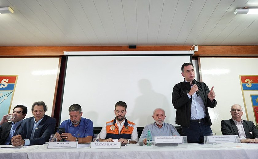 'Estamos numa guerra', diz Pacheco sobre medidas de apoio ao RS