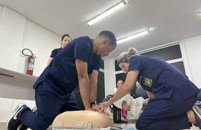 Equipe de Enfermagem do HGE recebe capacitação em reanimação cardiopulmonar