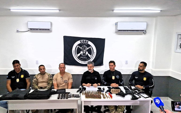 Operação integrada apreende armas e grande quantidade de munição em Marechal Deodoro