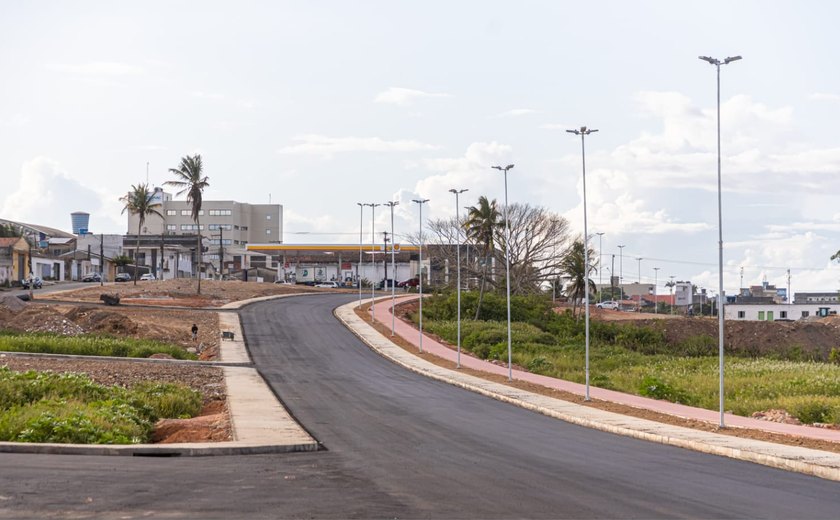 Binário da Marginal do Piauí já avança 6 km em Arapiraca