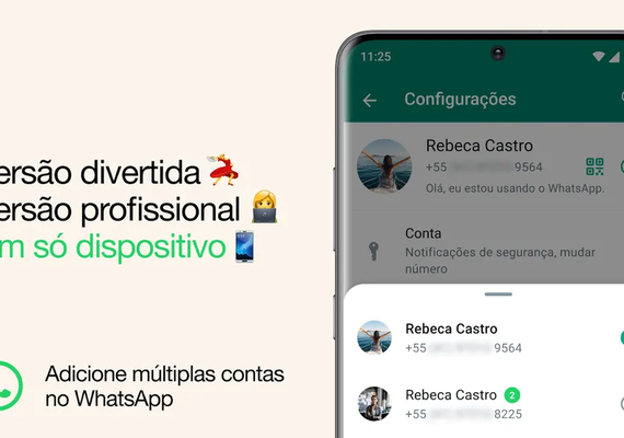 WhatsApp permite usar duas contas no mesmo celular