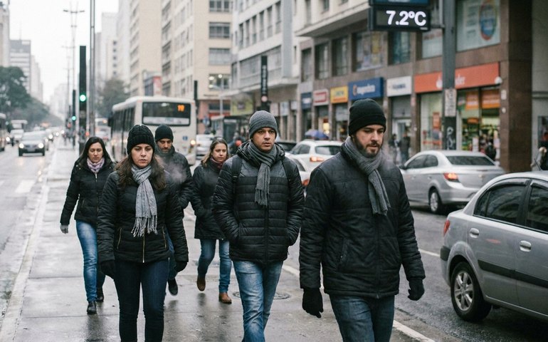 Regiões de SP registram 7,2º C neste sábado (6) e frio continua; veja previsão