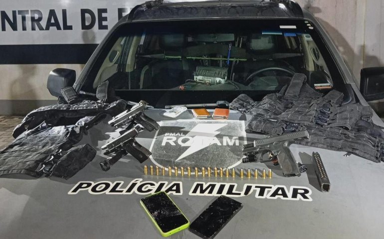 PM apreende 26 armas de fogo e cerca de 5kg de drogas na última semana de junho