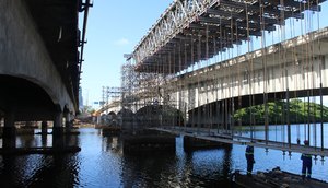 obra ponte rio poxim
