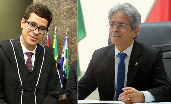 O juiz Bruno Araújo Massoud e o desembargdor Fábio Bittencourt