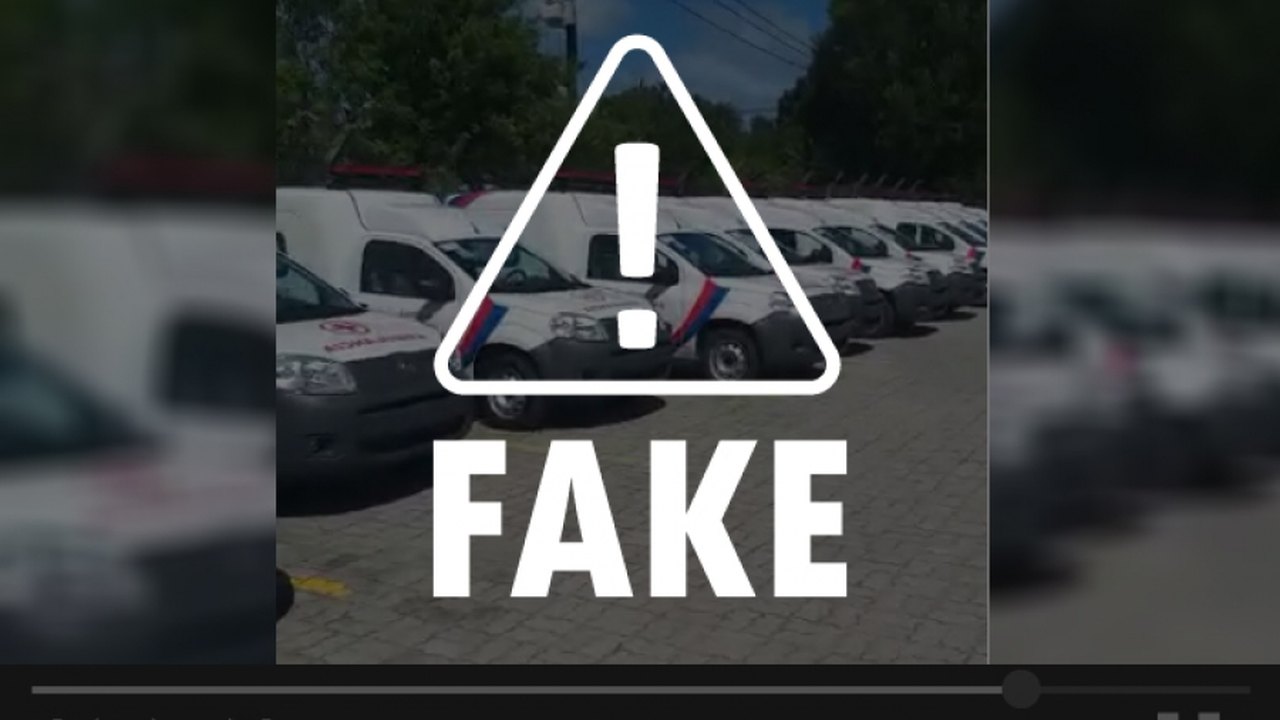 É falso que ambulâncias tenham sido abandonadas em Salvador
