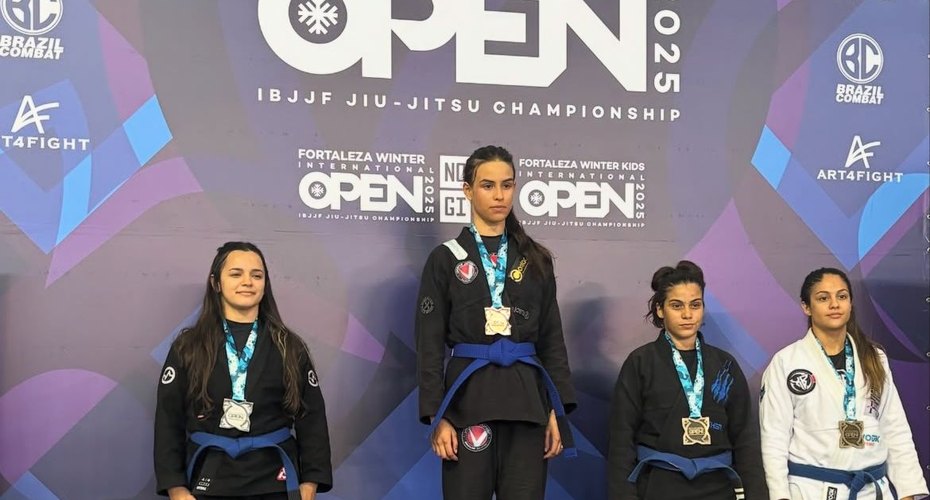 Anavivian Santos conquista ouro no Fortaleza International Open de Jiu-Jitsu