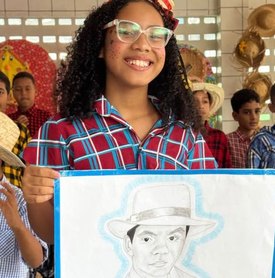 Projeto pedagógico homenageia Kara Veia e aproxima alunos da cultura alagoana