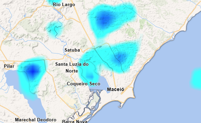 Chuva forte em Alagoas coloca estado em atenção até quarta-feira