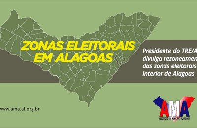 Presidente do TRE apresenta novo mapa eleitoral para municípios de AL