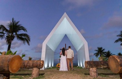 Capelinha de Jaraguá recebe primeiro casamento