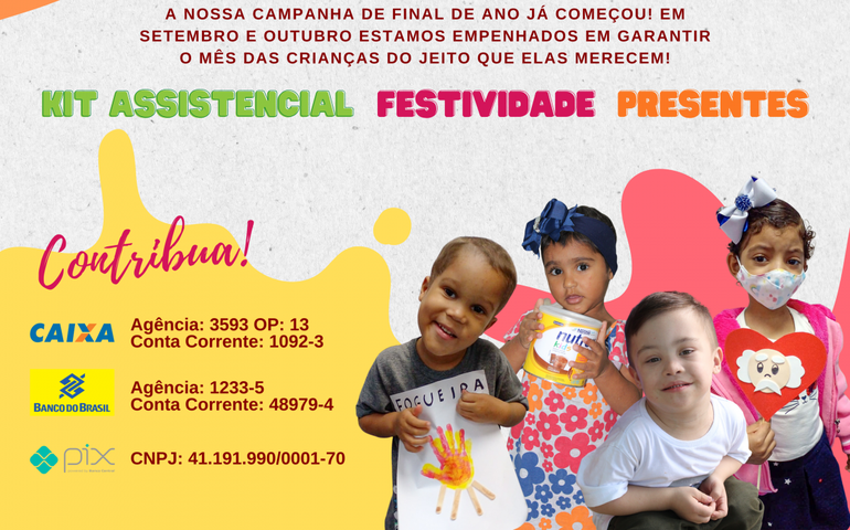 Apala arrecada doações para o Dia das Crianças