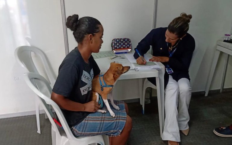 Gabinete da Causa Animal conclui triagem com o Castramóvel na Vila Saem