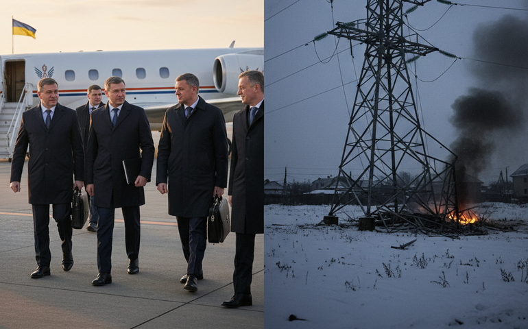 Delegação ucraniana chega aos EUA para negociações de paz enquanto Rússia ataca rede elétrica