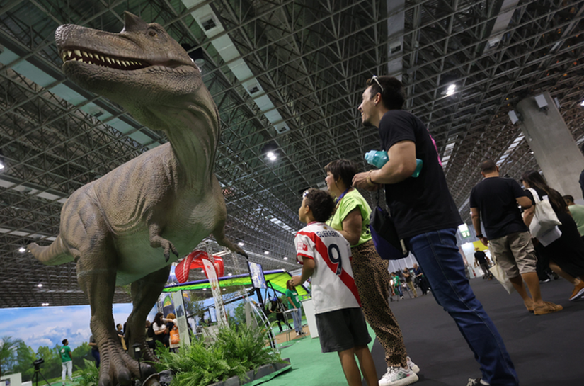 Dinossauro Gigante, Turma da Mônica e Realidade Virtual: Parques do Brasil levam experiências inéditas ao Salão do Turismo
