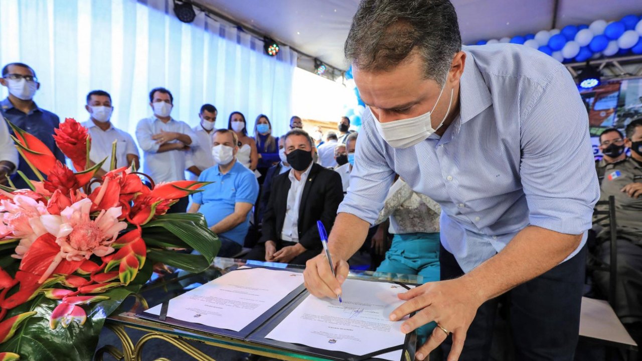 Estado inaugura CISP e autoriza início das obras do Minha Cidade Linda em Novo Lino