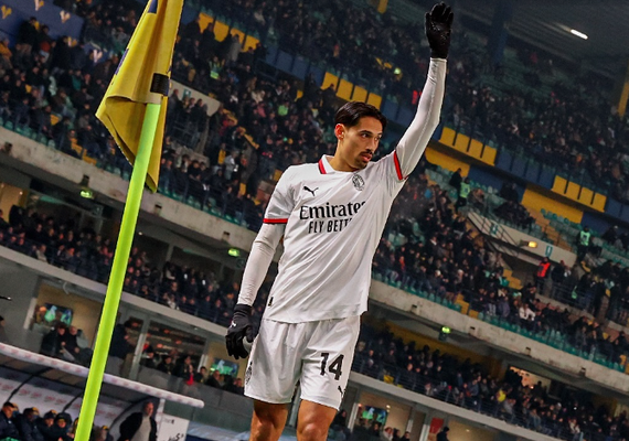 Milan supera desfalques e vence fora de casa o Verona na abertura da 17ª rodada do Italiano
