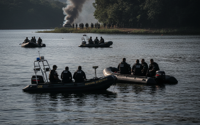 Buscas por policial desaparecido são ampliadas dentro da represa Guarapiranga
