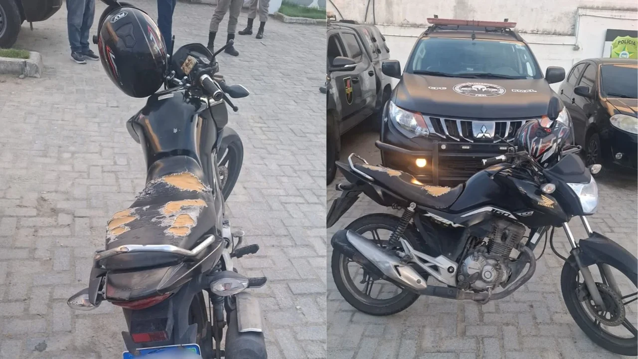 Polícia Militar recupera motocicleta roubada de entregador e apreende suspeita por receptação em Maceió