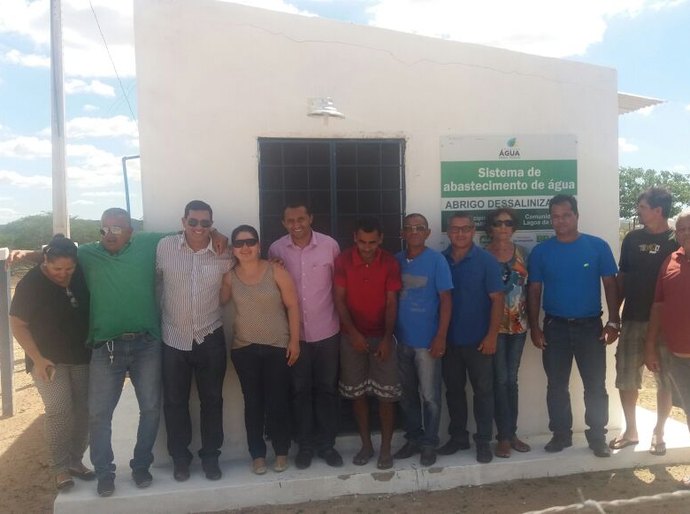 Semarh vistoria obras para a instalação de sistemas de dessalinização