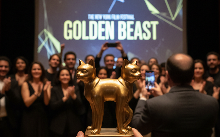 Gata de 'O Agente Secreto' conquista prêmio em festival nos EUA