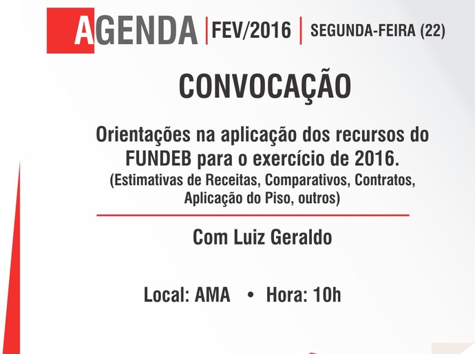AMA convoca gestores para orientar sobre Fundeb