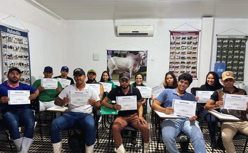 Curso de Inseminação Artificial em Bovinos fortalece a pecuária em Alagoas
