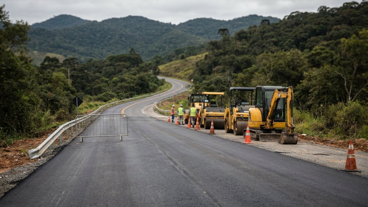 Nova Serra das Araras terá 4 km da pista de subida liberados nesta semana