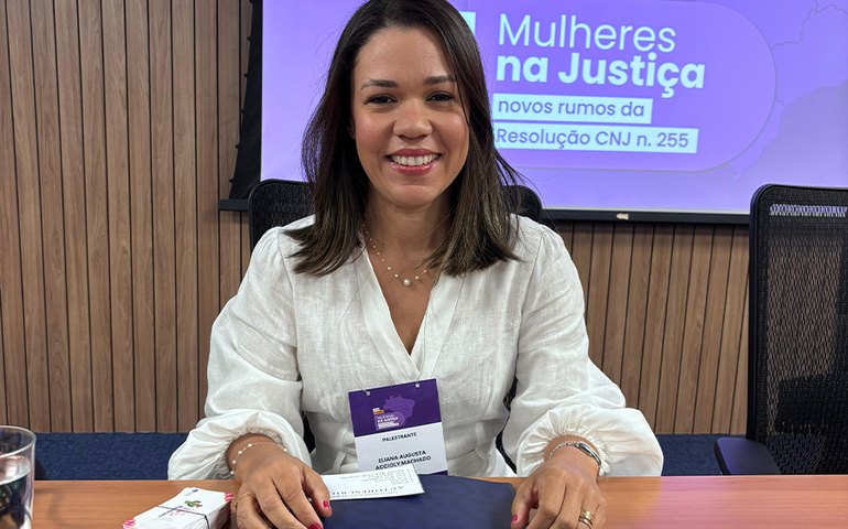 Juíza Eliana Acioly apresenta 'Flor de Mandacaru' no evento 'Mulheres na Justiça', do CNJ