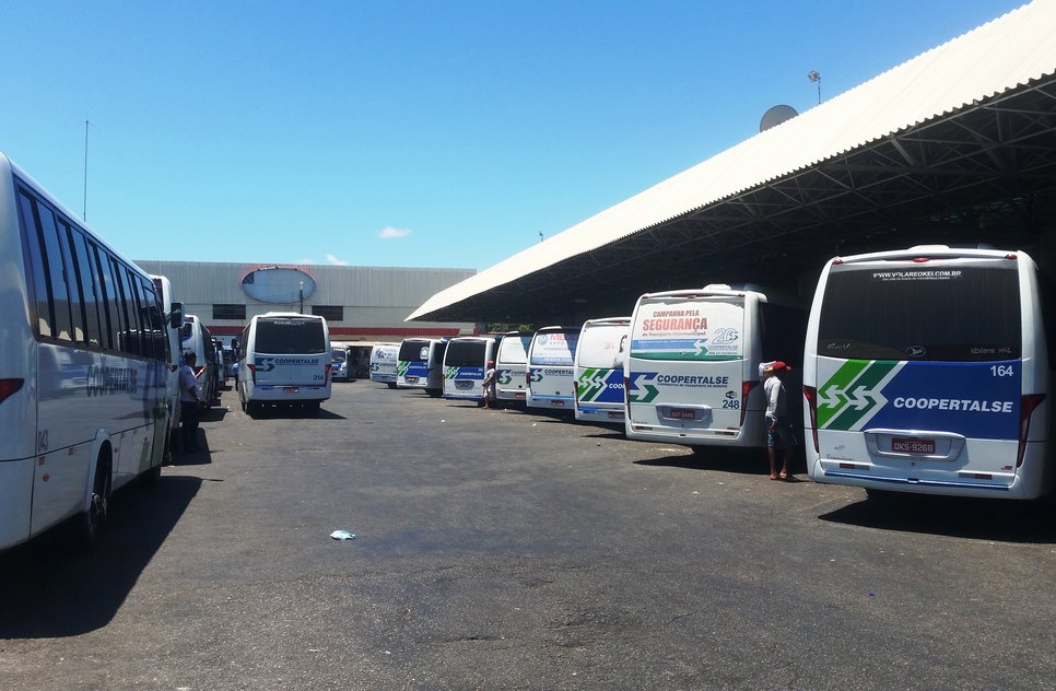 TRANSPORTES NA RODOVIÁRIA / Foto: ASN